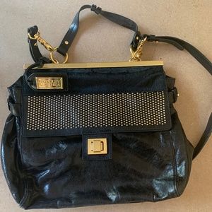 Badgley Mishcka Black and Gold Bag